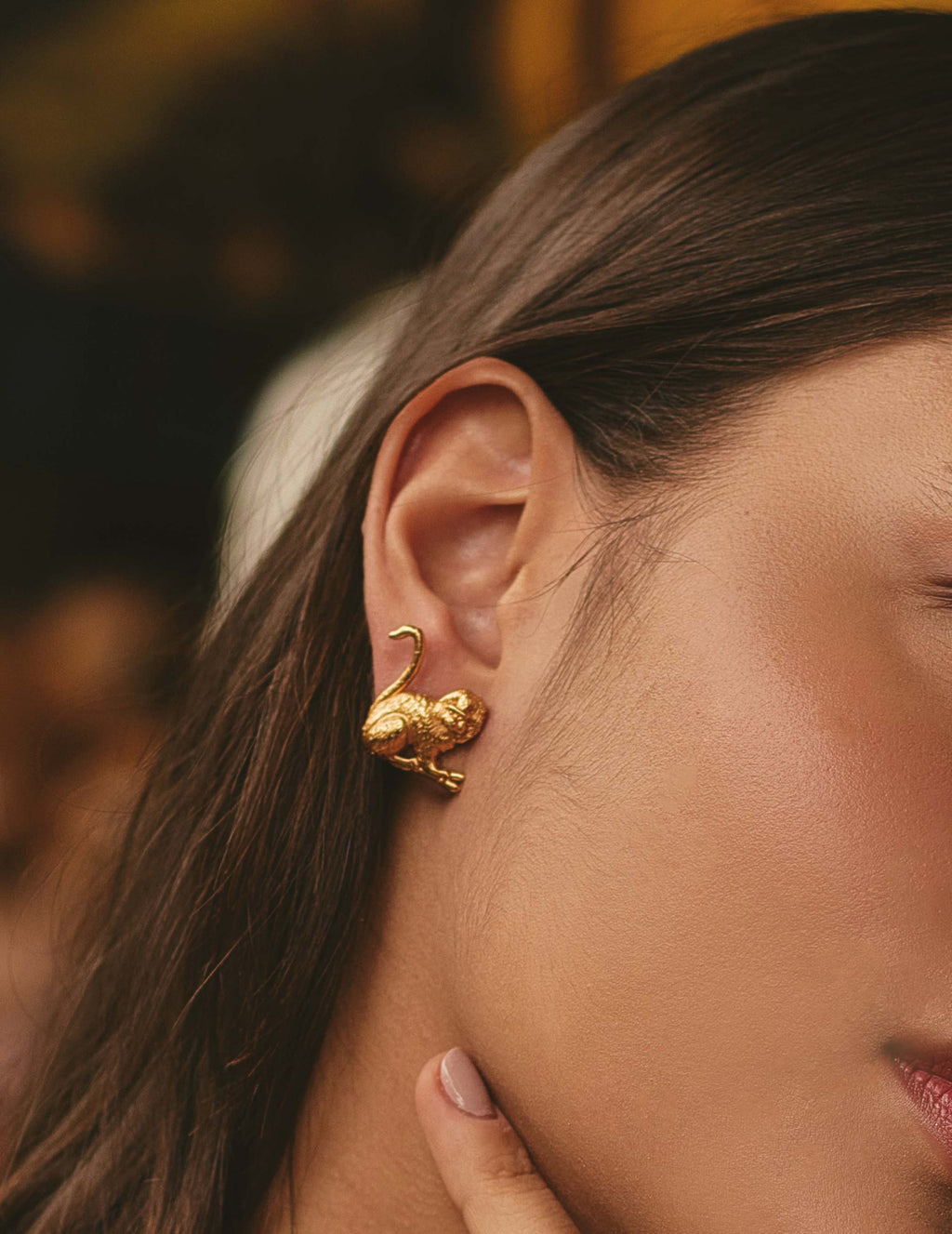 Titi Monkey Earrings