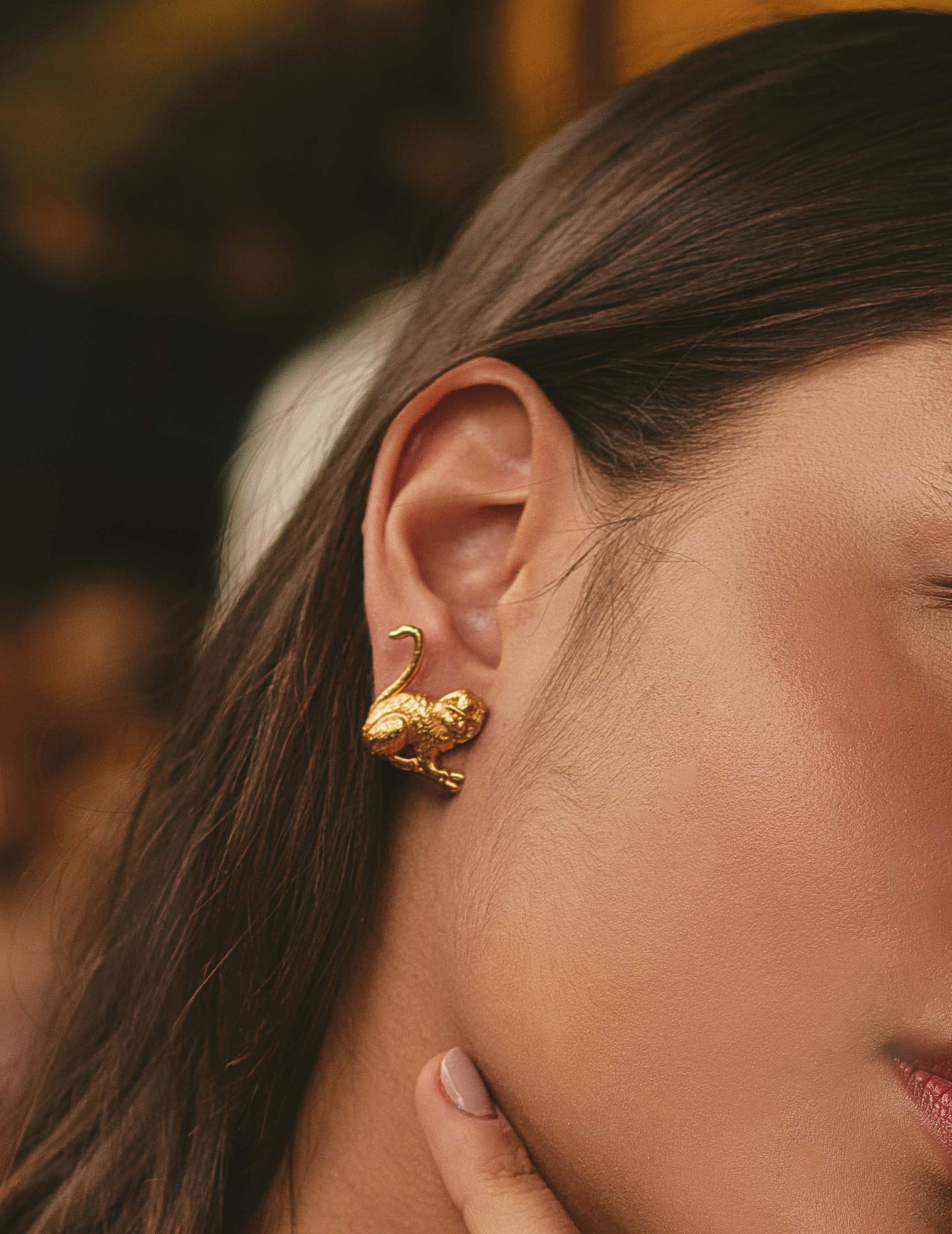 Titi Monkey Earrings