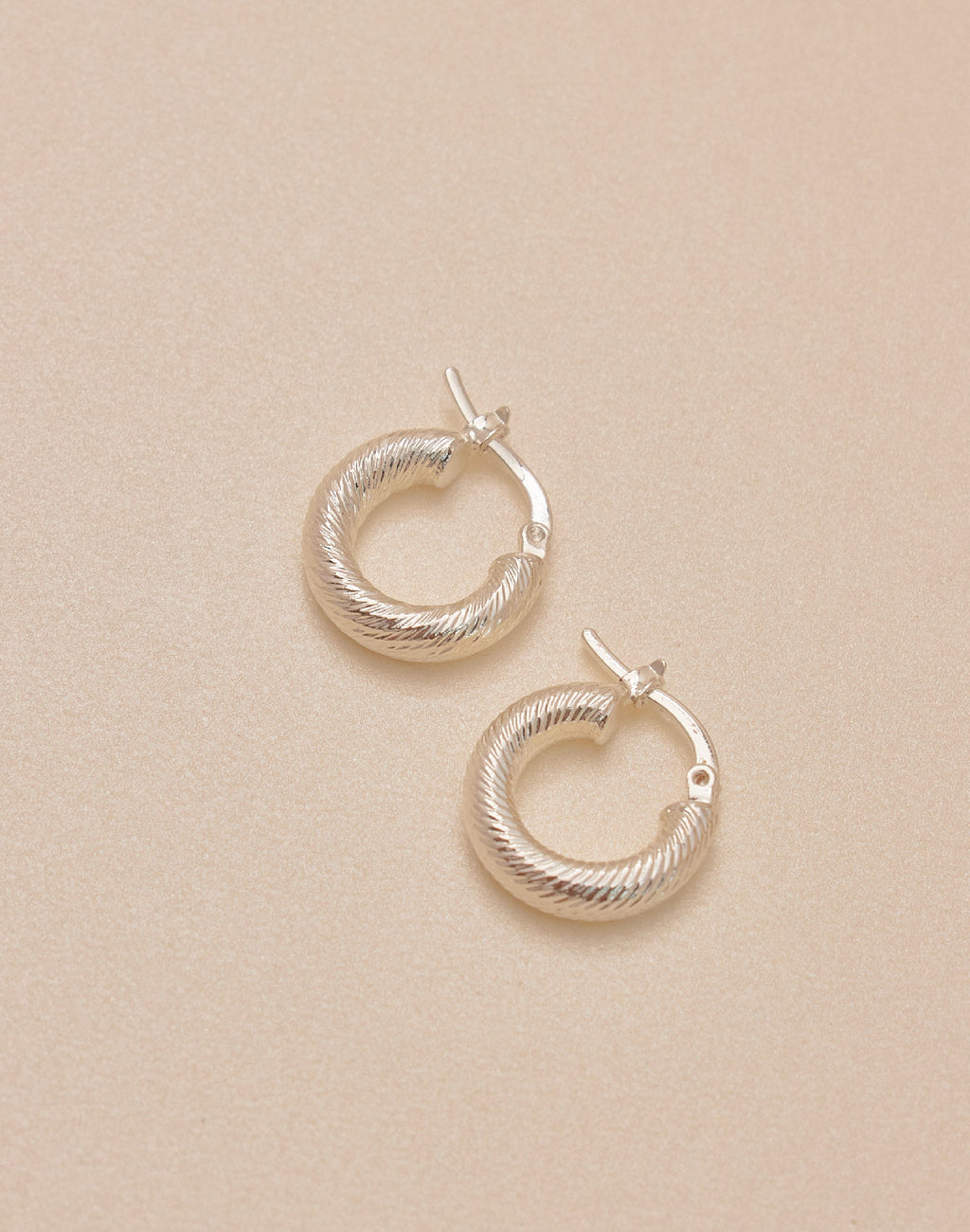 Loop Silver Hoop Earrings