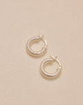 Loop Silver Hoop Earrings