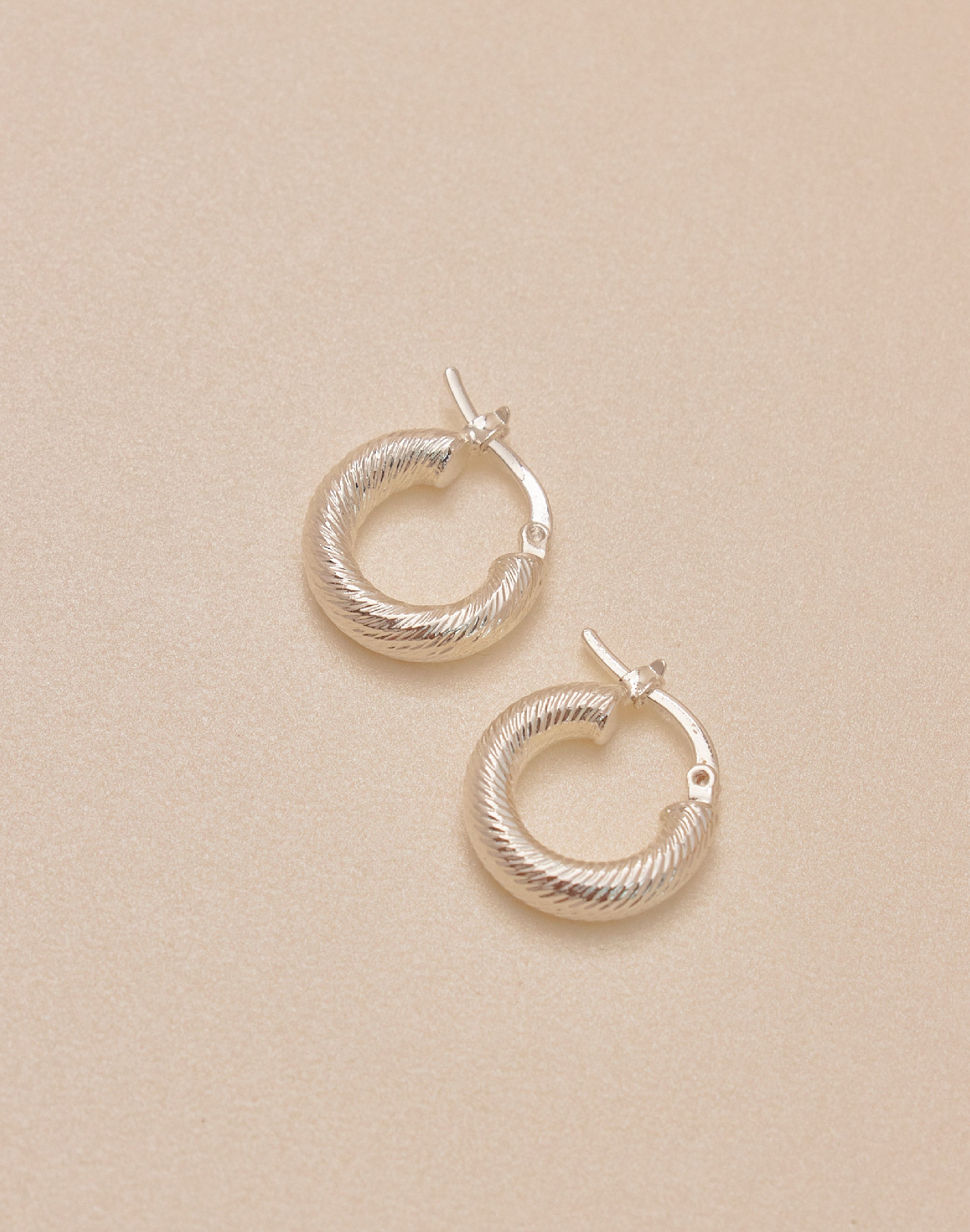 Loop Silver Hoop Earrings