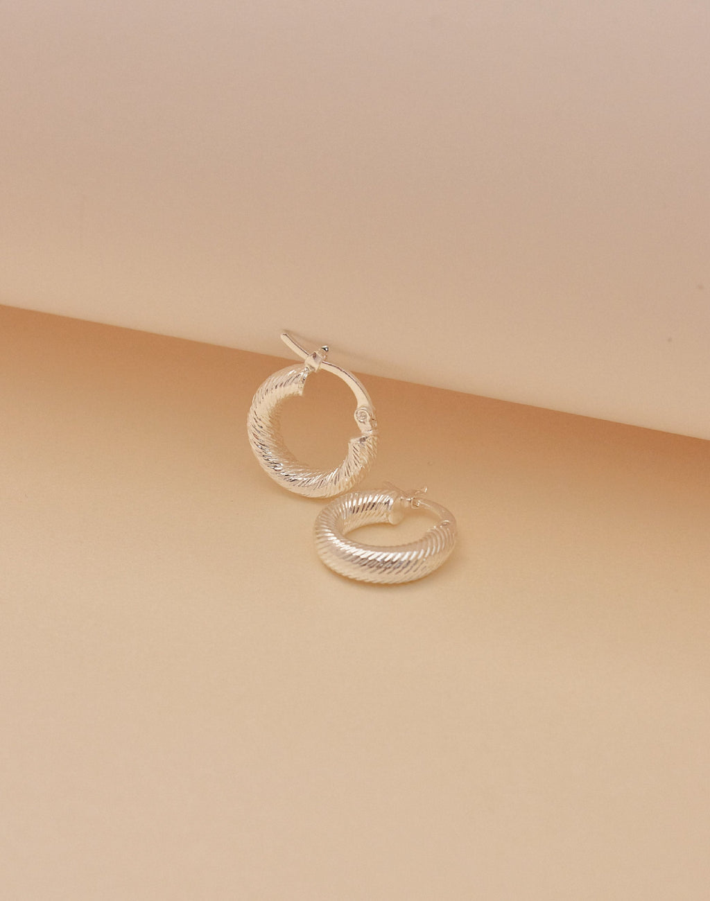 Loop Silver Hoop Earrings