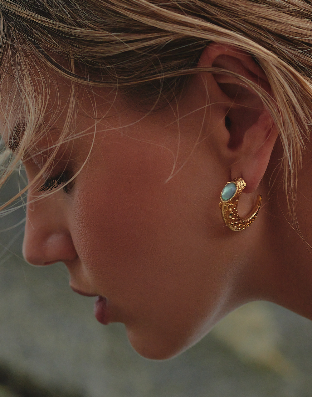 Octopus Hoop Earrings