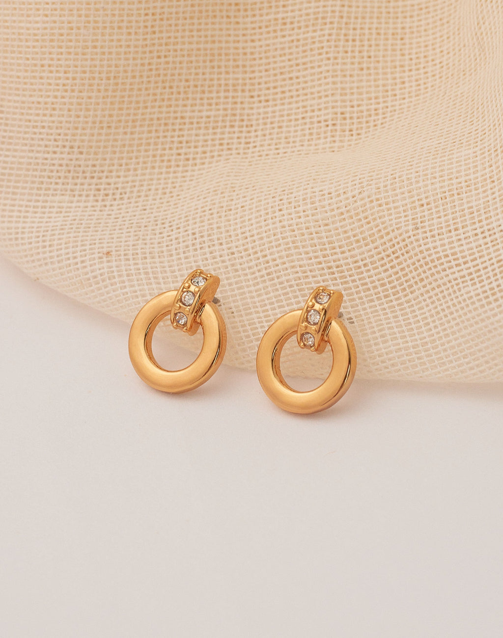 Lyon Gold Necklace & Earrings Set