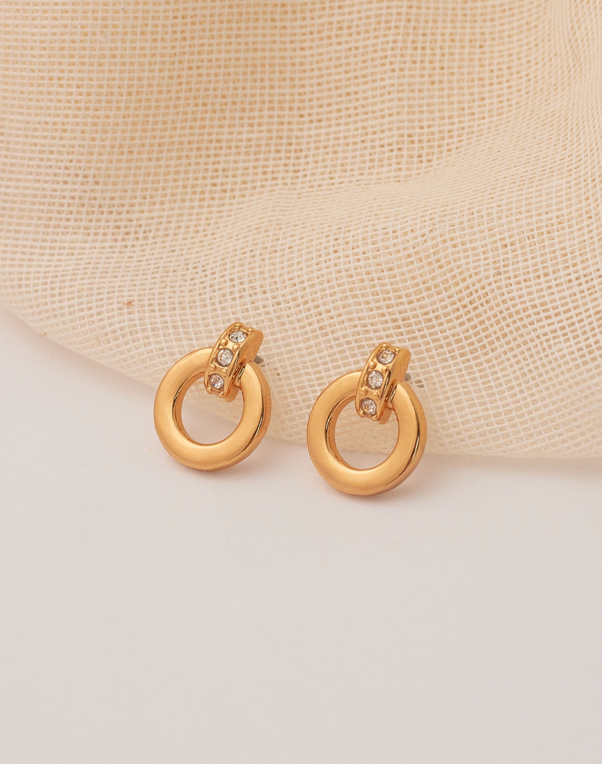 Lyon Gold Necklace & Earrings Set